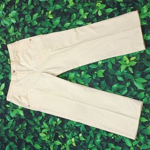 Men's Phat Farm Cream Colored Vintage Style Jeans; Size W34, Inseam 33"